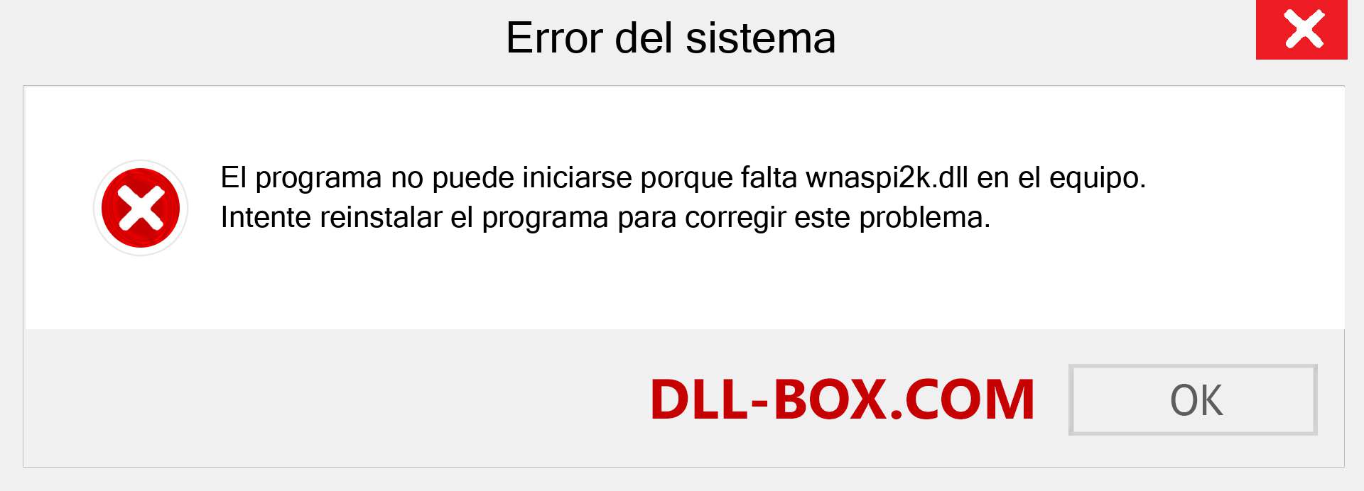 ¿Falta el archivo wnaspi2k.dll ?. Descargar para Windows 7, 8, 10 - Corregir wnaspi2k dll Missing Error en Windows, fotos, imágenes